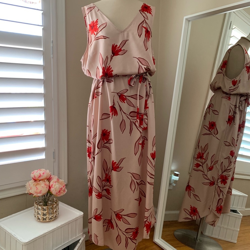 Floral Double slit maxi - Picture 2 of 6